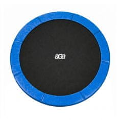 Aga Sport Pro Trampolin 500 cm Modra + zaščitna mreža + lestev + žep za obutev