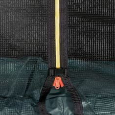 Aga SPORT PRO Trampolin 366 cm Temno zelena + zaščitna mreža + lestev