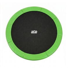 Aga Sport Pro Trampolin 366 cm Svetlo zelena + zaščitna mreža + lestev