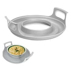 HOME & MARKER® Pladenj za mikrovalovno pečico z ročaji, proti opeklinam, za krožnike do 27 cm | MICTRAY