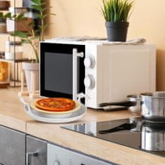 HOME & MARKER® Pladenj za mikrovalovno pečico z ročaji, proti opeklinam, za krožnike do 27 cm | MICTRAY