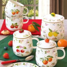 Easy Life Set skodelica za črno kavo Fancy Fruit 120ml / več vzorcev / porcelan