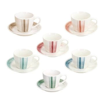 Tognana Set skodelica za črno kavo Nanami 80ml / 6 kos / porcelan