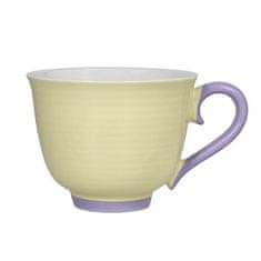 Andrea Fontebasso Jumbo skodelica Colorblock 500ml / rumeno-vijola / porcelan
