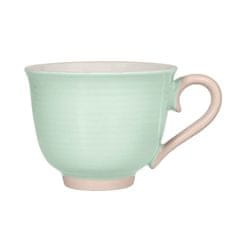 Andrea Fontebasso Jumbo skodelica Colorblock 500ml / zeleno-roza / porcelan