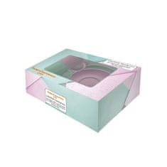 Andrea Fontebasso Set skodelica za črno kavo Colorblock 100ml / vijola, zelena / 2 kos / porcelan