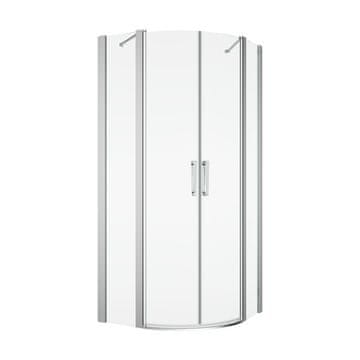SANSWISS Kotna krila Ronal Divera 1/4-krog R550 80X80X200CM ALUCHROM/DURLUX D22ERB550805022