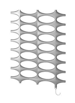Kermi Cevni kopalniški element Ideos-E 1151X758MM SREBRNA BELA IDE10120075WDXK