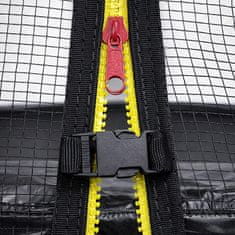 Aga Sport Pro Trampolin 305 cm Črna + zaščitna mreža + lestev