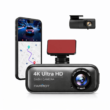 Farrot Avto kamera V26C 4K Dual (spredaj + zadaj) GPS WiFi parkirni način HDR G-s