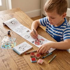 Paw Patrol Paw Patrol Chase Ustvarjalni komplet za otroke, likovni komplet za barvanje + kovček