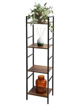 HOMESTYLING Polica KO-DD1000680 Shranjevalni prostor 4 police 106 cm