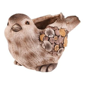 Autronic Embalaža za rože Bird, magnezij, lesni dekor (MT791)