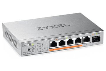 Zyxel XMG-105 5 vrat 2,5G + 1 SFP+, 4 vrata 70W skupaj PoE++ Namizno večigitalno stikalo brez upravljanja