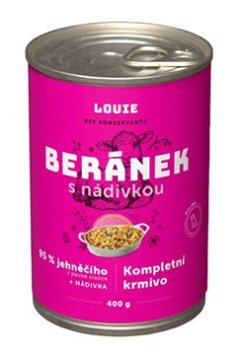 Louie Dog Cons. Jagnječje meso z nadevom 400g