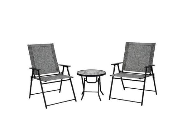 Tridelni kovinski set Snap Rest
