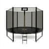 Aga Sport Pro Trampolin 305 cm Črna + zaščitna mreža + lestev