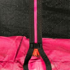 Aga Sport Pro Trampolin 305 cm Roza + zaščitna mreža + lestev