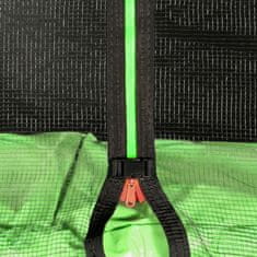 Aga Sport Pro Trampolin 305 cm Svetlo zelena + zaščitna mreža + lestev