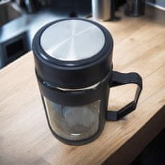 LIVEFY skodelica za kavo in čaj Linea 500 ml, črna