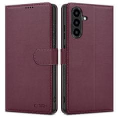 Tech-protect Wallet knjižni ovitek za Samsung Galaxy A57 5G, bordo