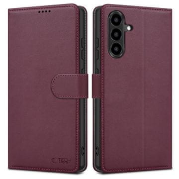 Tech-protect Wallet knjižni ovitek za Samsung Galaxy A36 / A56 / A37 5G, bordo