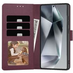 Tech-protect Wallet knjižni ovitek za Samsung Galaxy A57 5G, bordo