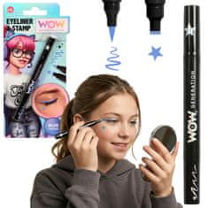sarcia.eu WOW Generation Modri EYELINER v pisalu s šablono za okrasitev obraza za deklice 6+