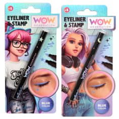 sarcia.eu WOW Generation Modri EYELINER v pisalu s šablono za okrasitev obraza za deklice 6+