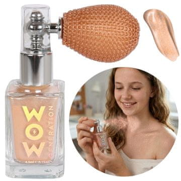 sarcia.eu WOW Generation Svetleči puder za telo v spreju, zlati osvetljevalec za dekleta