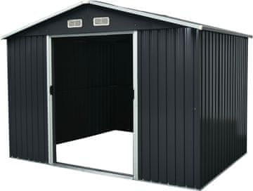 Fieldmann FZDO 1007 vrtna hiška, 226 × 291 × 214 cm, črna (50007703)