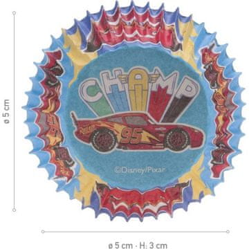 Dekora Košarica Cars 25 kosov, 5 x 3 cm -