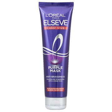 Loreal Paris Negovalna maska za blondinke in svetlolaske Elseve Color Vive (vijolična maska) 150 ml