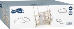 Small foot Lesena otroška gugalnica z ograjo Skandi