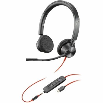 Poly Blackwire 3325 Stereo Microsoft Teams USB-C slušalke + 3,5 mm vtič + USB-C/A adapter 8X222AA, 214017-101