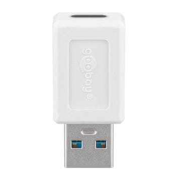 Goobay USB-A 3.0 na USB-C 15W beli adapter