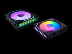 Lian Li Ventilator za ohišje Lian Li UNI FAN SL-INF Wireless 120 ARGB PWM 120mm, črn