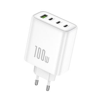BOT Foneng Mrežni polnilnik z USB-C adapterjem, 4 vrata, PD 100 W