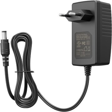 slomart ZOSI Napajalnik DC 12V 1A Adapter Transformator 5,5mm x 2,1mm, 3m kabel. Zanesljiv napajalnik za kamere in naprave.