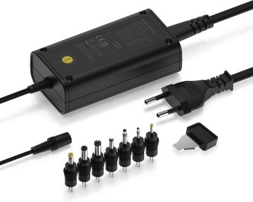 slomart Ansmann 12V napajalnik APS 2250H, do 2250mA, 7 nastavkov. Nastavljiv 12-24V za male električne naprave. Adapter 1201-0026.