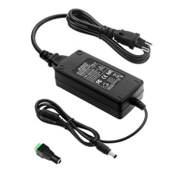slomart ALITOVE 12V 5A LED napajalnik - 230V na 12V adapter. 60W univerzalni transformator za LED trakove, monitor, radio. 5.5x2.5mm DC izhod.