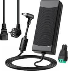 slomart 12V 10A Napajalnik Adapter, 120W AC/DC 100-240V do 12V 10A, 5.5x2.5/2.1mm vtič za LED, 3D tiskalnik, CCTV kamere