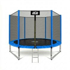 Aga Sport Pro Trampolin 305 cm Modra + zaščitna mreža + lestev