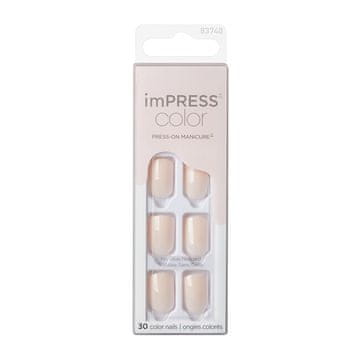 KISS Samolepilni nohti imPRESS Color Point Pink 30 kosov