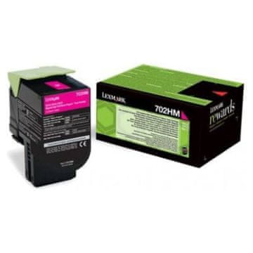 Lexmark 702HM (70C2HM0) 3k, škrltan (škrlaten), originalen toner