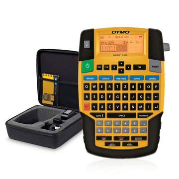Dymo Rhino 4200 KIT QWERTZ tipkovnica (1852998) do 19 mm, tiskalnik etiket + torbica