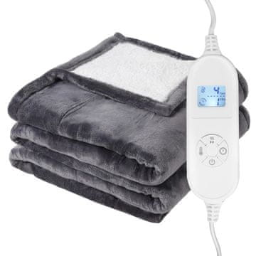 MG Heat Blanket ogrevana odeja 120 x 160cm, siva