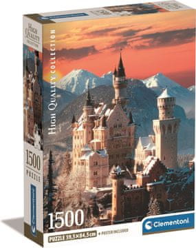 Clementoni Sestavljanka Neuschwanstein 1500 kosov