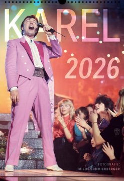 Koledar 2026 Karel Gott, stenski koledar