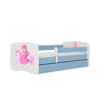 Furnitura OTROŠKA POSTELJA DREAMY PRINCESKA NA KONJU (VEČ BARV IN DIMENZIJ)